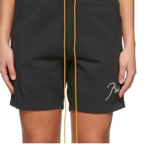 Rhude Script Logo Knit French Terry Track Shorts Size XS